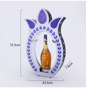 Mingxin Barware Clase Azu One <b>Bottle</b> <b>Carrier</b> Pineapple Acrylic <b>Bottle</b> Holder Wine Display Champagne Presenter LED Glorifier - Product Image 4