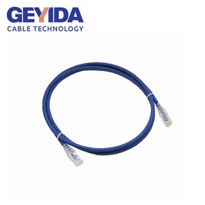 Geyida tốc độ cao CAT6 <span class=keywords><strong>Ethernet</strong></span> UTP RJ45 mạng dây vá cáp màu xanh tùy chỉnh chiều dài 2-năm bảo hành - Product Image 4
