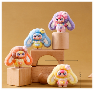 Bán Buôn Dễ Thương Trang Trí Nội Thất Đồ Trang Trí Mini <span class=keywords><strong>3D</strong></span> Thỏ Trắng Đổ Xô Thỏ Đầu Điêu Khắc Phim Hoạt Hình <span class=keywords><strong>Bunny</strong></span> Bức Tượng Nhỏ Kid Dollhouse Đồ Chơi - Product Image 3