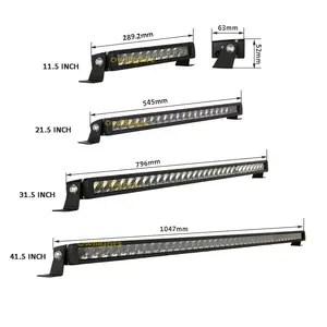 Barre lumineuse LED 20 pouces, fabricant chinois, 100w, 150W, 200W, étanche IP68, barre lumineuse LED Emark R10 R112