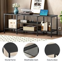 Mueble de TV Moderno para Sala de Estar, Mueble de Madera para TV, Mesa de Centro y Soporte para TV, Conjunto para Sala de Estar