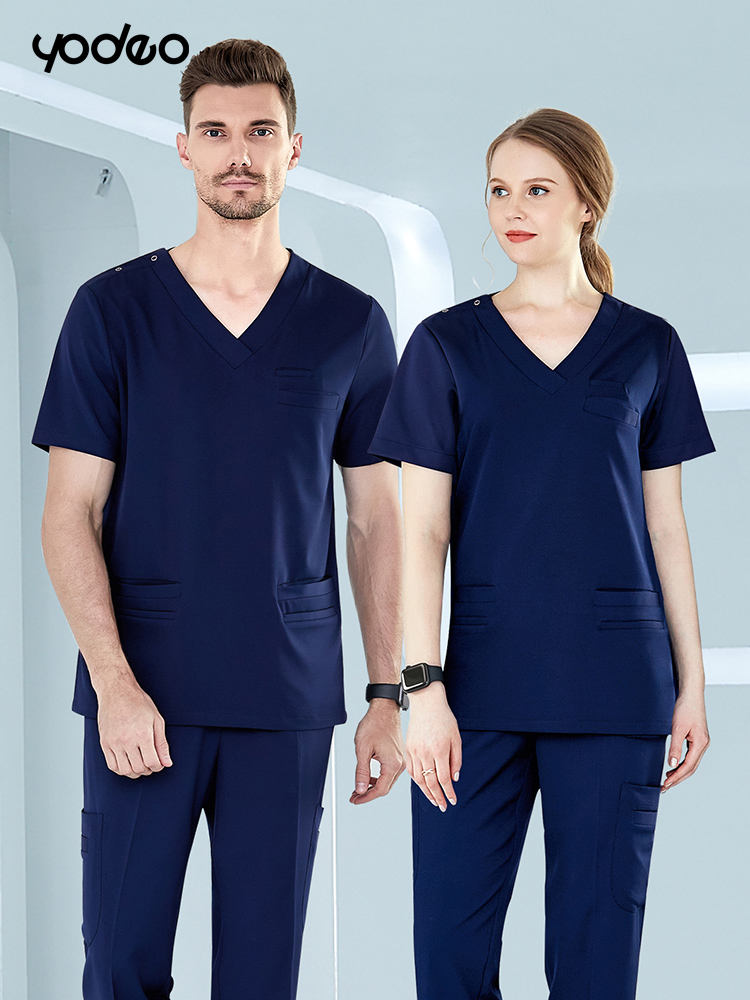 Navy blue short sleeve