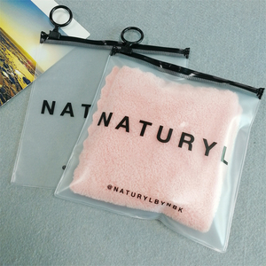 Chất Lượng Tuyệt Vời Tùy Chỉnh Bao Bì Túi PVC Ziplock Túi Phân Hủy Sinh Học Frosted Zipper Bag Đối Với Jewerly/Earring/Necklace/Mỹ Phẩm - Product Image 1