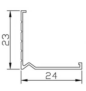 Protections d'angle en acier galvanisé avec revêtement en poudre blanc durable Chengxin, pour plinthes, 3 m - Product Image 2