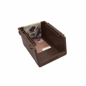 Inomata Organizzatore per la casa e l'organizzazione a 2 livelli marrone basso - Product Image 1