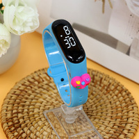 Montre bracelet LED étanche en plastique pour enfants 2026, montre numérique de sport à affichage de dessin animé pour enfants, cadeau