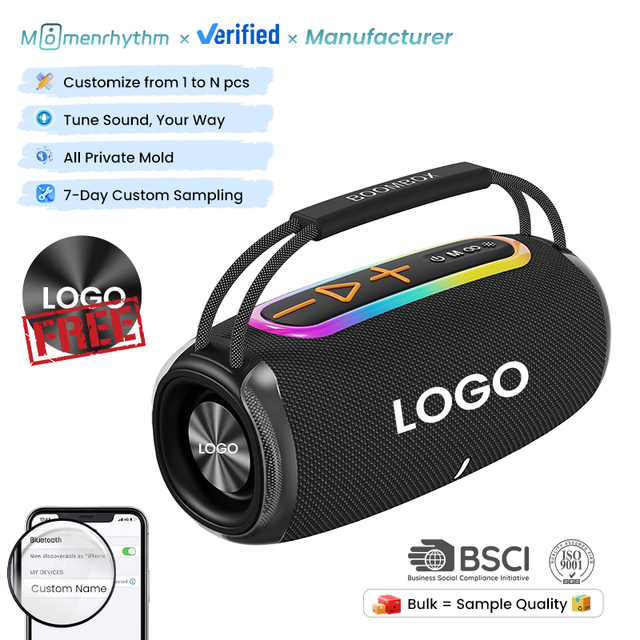 Outdoor Portable Waterpoof Boombox S680 Speaker Subwoofer Bass Party Blue Tooth Speaker Wireless Boombox Surround Speakers