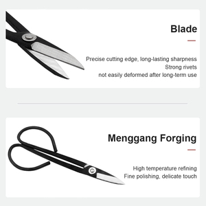 Manual Manganese Steel Pruning Scissors 190x43mm <strong>Bud</strong> <strong>Trimmer</strong> Aluminum Foil Bag Gardening Essentials Lightweight Design Black - Product Image 5