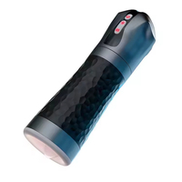Deep Throat Saug- und Vibrations-Oralsex-Spielzeug mit Zungensimulation, Freihändiger Automatischer Masturbator für Männer