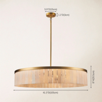 Lustre moderne minimaliste en marbre naturel rond, luminaire suspendu pour plafond haut, lampe suspendue décorative pour salon, LED