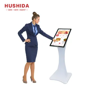 Guangzhou 21.5 inch indoor advertising digital signage payment kiosk touch screen for restaurant