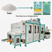 Machine à vide numérique entièrement automatique à grande vitesse pour l'emballage de coussins |   Emballage sous vide pour riz, céréales, haricots, papier, 2,5-10 kg |   1300 Sacs/H