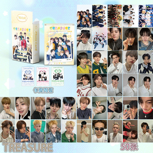 KPOP 50 unids/caja JIHOON YOSHI JUNKYU YOON JAE HYUK ASAHI DOYOUNG <span class=keywords><strong>HARUTO</strong></span> Laser Photocard Lomo Card Photo Card Holográfica - Product Image 1