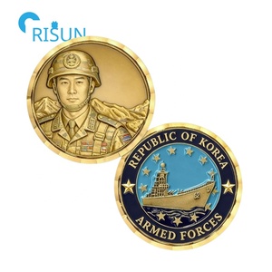 Monedas Conmemorativas Personalizadas de las Fuerzas Veteranas de la República de Corea, Souvenirs Coreanos, Moneda de Desafío Personalizada de Corea del <span class=keywords><strong>Sur</strong></span> - Product Image 5