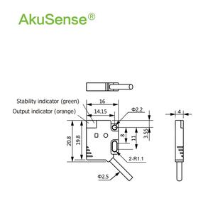 Sensor Fotoeléctrico Infrarrojo de 1m, Sensor de Haz Fotoeléctrico de CC, Sensor Fotoeléctrico NPN - Product Image 4