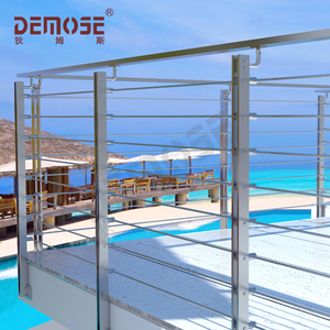 Design contemporaneo in acciaio Inox 304 (SS304) ringhiere per balcone Inox Guard rail & balaustre in acciaio Inox asta ringhiera - Product Image 3