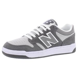 New Balance 480 Suede GS Chaussures pour garçons Gris Gris Sneakers Chunky - Product Image 1