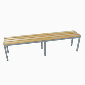 Vestiaire extérieur moderne en acier avec bancs de dressing et banc de parc en acier inoxydable pour jardin, patio et école - Product Image 3