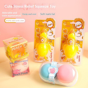 Jouets anti-stress TPR à succès : Adorables canards à rebond lent, jouets à presser pour soulager le stress, jouets sensoriels pour enfants - Product Image 3