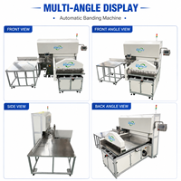 Machine de banderolage automatique personnalisée avec système de poussée pour la production professionnelle d'étiquettes
