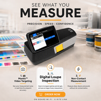 Spectrophotomètre portable X-Rite EXact 2 Plus pour la mesure des couleurs, avec cible vidéo Mantis pour l'impression, l'emballage, l'encre et les substrats