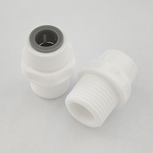 ข้อต่อเครื่องกรองน้ำ 4 เกลียวภายนอก 3 ตัวแปลงเกลียวภายนอกแบบเร็วสำหรับเครื่องกรองน้ำ ตู้กดน้ำในครัว ท่อส่งน้ำอเนกประสงค์ - Product Image 3