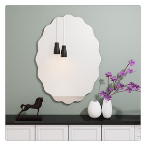 Specchio Decorativo da Parete Personalizzato per Casa, Piccolo Specchio da Bagno in Vetro - Product Image 3