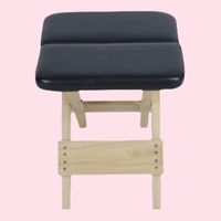 ROARFIT-Tabouret de Yoga Pilates en Bois d'Érable, Portable, Pliant, Doux, pour Exercice Durable