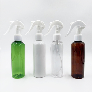 Flacon pulvérisateur en plastique pour souris, 60ml, 120ml, 200ml, 250ml, petit format, épaule plate et ronde, faible MOQ, noir, blanc, ambre - Product Image 5