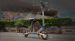 Batería de Litio de 48V 15Ah para Patinete Eléctrico Plegable G2 Pro, Neumático Todoterreno de 10 Pulgadas, Pantalla LED, 120 kg, Alcance de 55 km, Resistente al Agua IP54 - Product Image 3