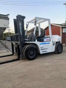 Original Japón hizo TCM 70 7 toneladas carretilla elevadora usada excelente funcionamiento directo de fábrica buen rendimiento carretilla elevadora usada para la venta - Product Image 3