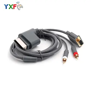 High Quality HD VGA AV Cable Connector With Optical Output For Xbox 360