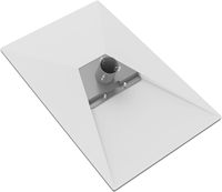 Kit de montage mural et de toit réglable en acier inoxydable pour antenne Starlink Gen 3, adaptateur de poteau, support métallique extérieur, personnalisé OEM ODM