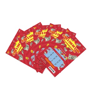 Secure Prints Scratch Card Lotto Ten Million Prize Digital Printing Winning Number Scratch off Card Ticket Lottery - Product Image 6
