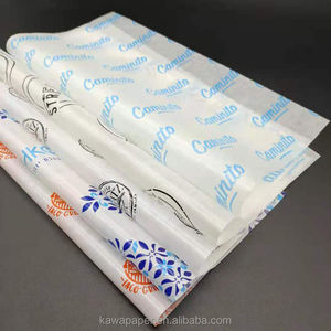 Cấp thực phẩm giấy sáp cho bánh mì kẹp thịt bánh sandwich gói <span class=keywords><strong>Sheets</strong></span> Hot Dog wrappers nhà hàng bao bì giấy - Product Image 4