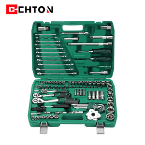 Juego de herramientas de 121 piezas con barra de extensión de 1/2 pulgada para reparación automotriz y mecánica, acero al cromo vanadio. - Product Image 3