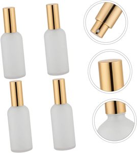 Luxury 5ml <b>10ml</b> 15ml 20ml 30ml 50ml 100ml White Porcelain Glass Dropper <b>Bottle</b> with Gold Cap Screen Printing Skin Care Cream - Product Image 2