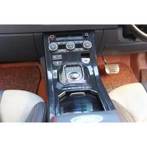 Autocollant décoratif texturé en fibre de carbone pour l'intérieur de <span class=keywords><strong>la</strong></span> voiture Accessoires pour Land Rover Range Rover <span class=keywords><strong>Evoque</strong></span> L538 Gouvernail droit 2012-2018 - Product Image 6
