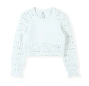Pullover Sweater Luxe Elegante Ronde Hals Lange Mouw Lente Zomer 2024 Custom Oem & Odm Dames Dames Premium Kwaliteit Short