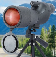 Telescopio con Zoom de 20-75x60, telescopio Monocular de visión nocturna de largo alcance para observación de aves al aire libre