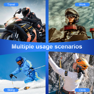 Y20 Max 2 tay đua xe máy Mũ bảo hiểm màu xanh Tai nghe răng với CVC tiếng ồn chất lượng âm thanh cho xe máy xe trượt tuyết đi xe đạp - Product Image 6