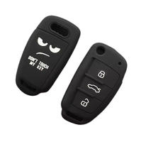 Coque de clé plip en silicone pour télécommande Audi A1 A3 A4 A5 A6 A7 – Remplacement en gros