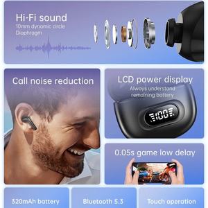 Meilleures ventes : Écouteurs sans fil Audifono pour <span class=keywords><strong>iPhone</strong></span>, affichage LED, écouteurs TWS, casque sport, suppression du bruit, casque intra-auriculaire pour jeux - Product Image 4