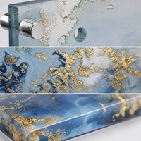 Vente en gros d'images personnalisées Peinture abstraite de 5mm d'épaisseur Impression numérique HD Tenture murale Tirages d'art sur acrylique