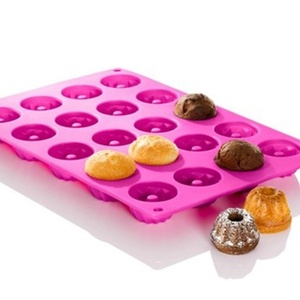 Molde de silicona para hornear pasteles, bandeja de chocolate y dulces reutilizable personalizada de 20 agujeros al por mayor - Product Image 1