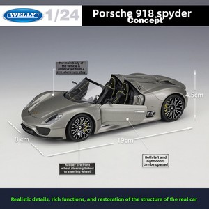 <span class=keywords><strong>Modellino</strong></span> Auto in Metallo Welly 1:24 per Ragazzi dai 5 Anni in Su, Esterni e Interni Altamente Dettagliati, Porte Apribili, da Collezione, Cina - Product Image 2