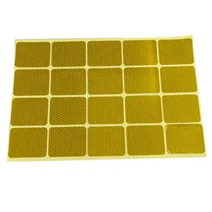 Khả năng hiển thị cao Micro lăng trụ phản quang xe đạp Mũ bảo hiểm dán Kim Cương lớp PVC Pet in tấm cho đêm cưỡi - Product Image 1