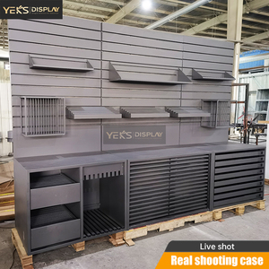 Hiện đại Gạch gốm hiển thị giá khảm thạch anh sắt triển lãm hội trường ngăn kéo đục lỗ kết hợp tủ hiển thị phong cách - Product Image 3