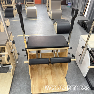 Equipo de Fitness Portátil, Silla Profesional de Madera de Roble con Estabilidad, Silla de Pilates para Gimnasio en Casa, Yoga y Clases Particulares - Product Image 5