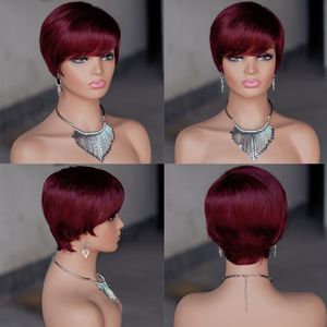 วิกผมบ๊อ<span class=keywords><strong>บ</strong></span>สั้นแบ<span class=keywords><strong>บ</strong></span>ไม่ต้องใช้กาว ตัดทรงพิกซี่ <span class=keywords><strong>สี</strong></span>ธรรมชาติ <span class=keywords><strong>ผม</strong></span>แท้บราซิลเรมี่ สำหรับผู้หญิง <span class=keywords><strong>สี</strong></span>ดำ แบ<span class=keywords><strong>บ</strong></span><span class=keywords><strong>ลอน</strong></span> - Product Image 4